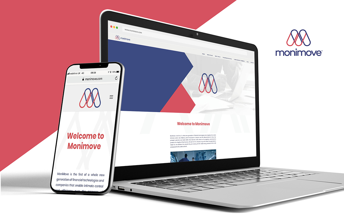 Glazier Design Monimove mock up website